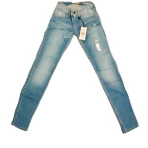 New Guess Mid-Rise Curvy Jeans